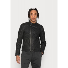 Men COAT | Pepe Jeans LEE - Leather jacket - black - KI47144 Pepe Jeans black PE122T05H-Q11 